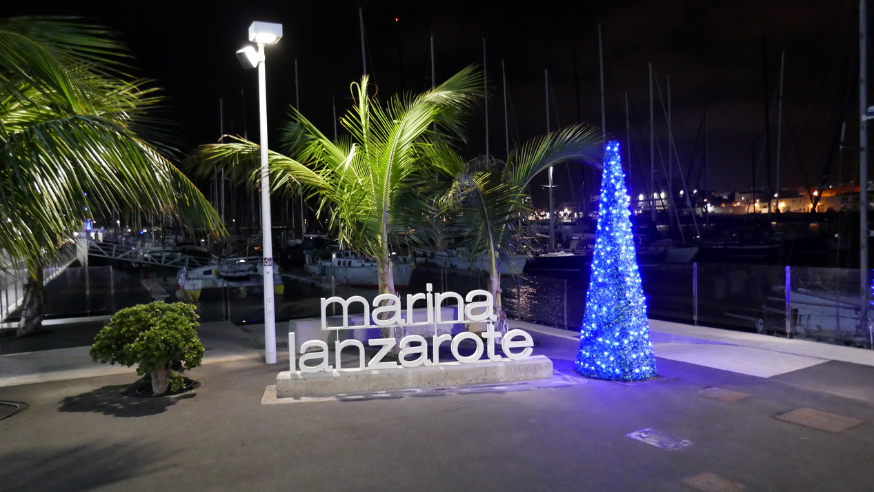 01. Arrecife, la marina de Lanzarote à Noël