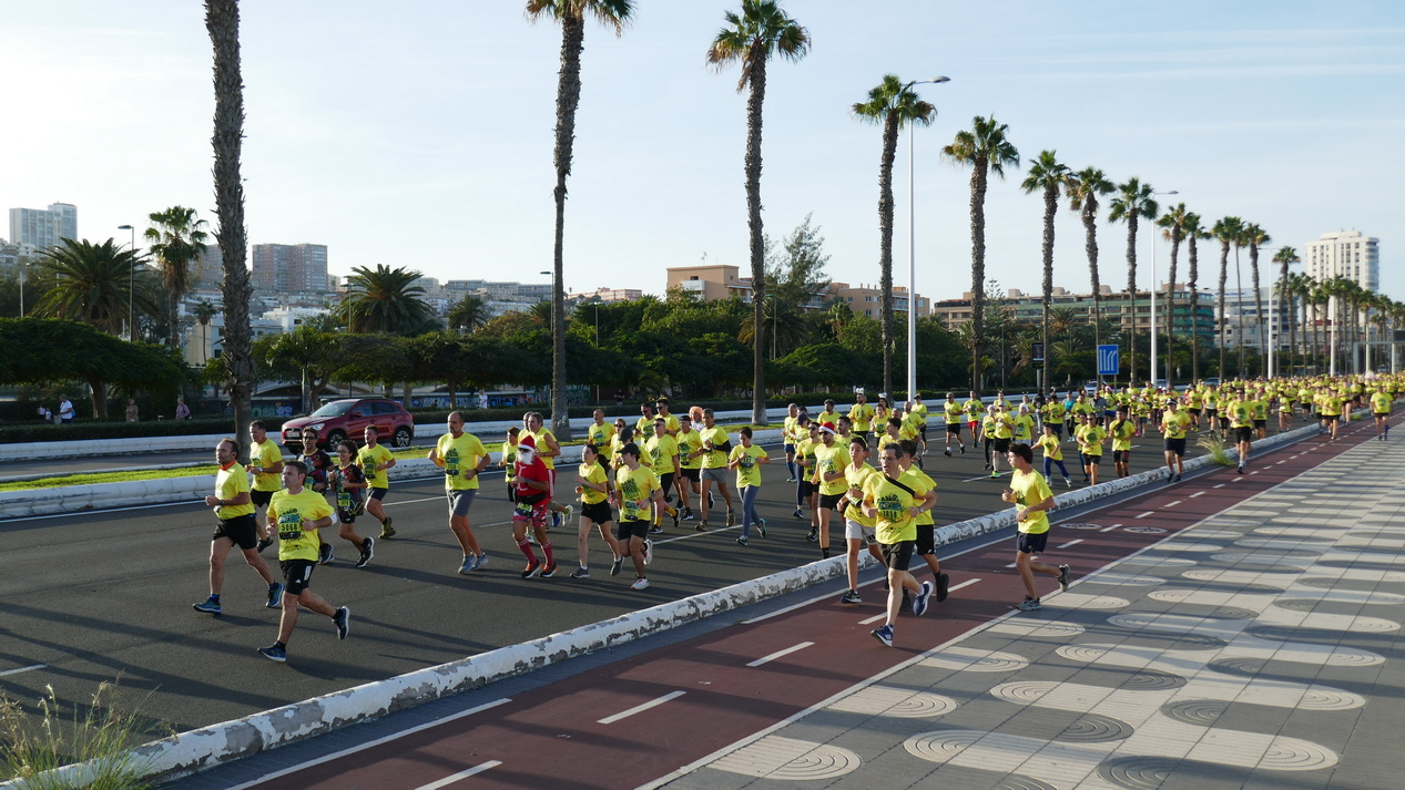 15. Las Palmas, course de 10 km sur la promenade de front de mer