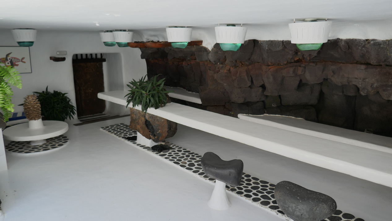 33. Lanzarote, los Jameos del Ahua, des cavernes souterraines
